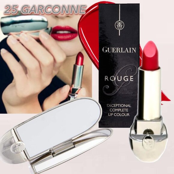 GUERLAIN ROUGE G DE GUERLAIN EXCEPTIONAL COMPLETE LIP COLOUR~GARCONNE*RARE! NIB - Picture 1 of 9